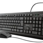 Tastatura+miš TRUST Primo žicni set/US/crna