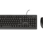 Tastatura+miš TRUST Primo žicni set/US/crna