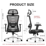 Ergonomska Radna stolica WorkMax - Slika 6
