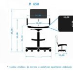 Laboratorijska stolica B 650 prsten - Slika 2