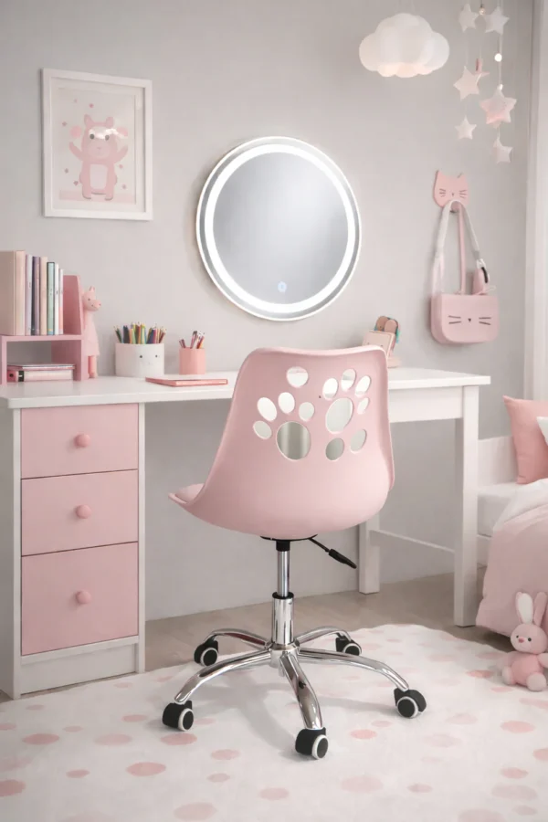Dečija radna stolica Paw OC-881 Pink