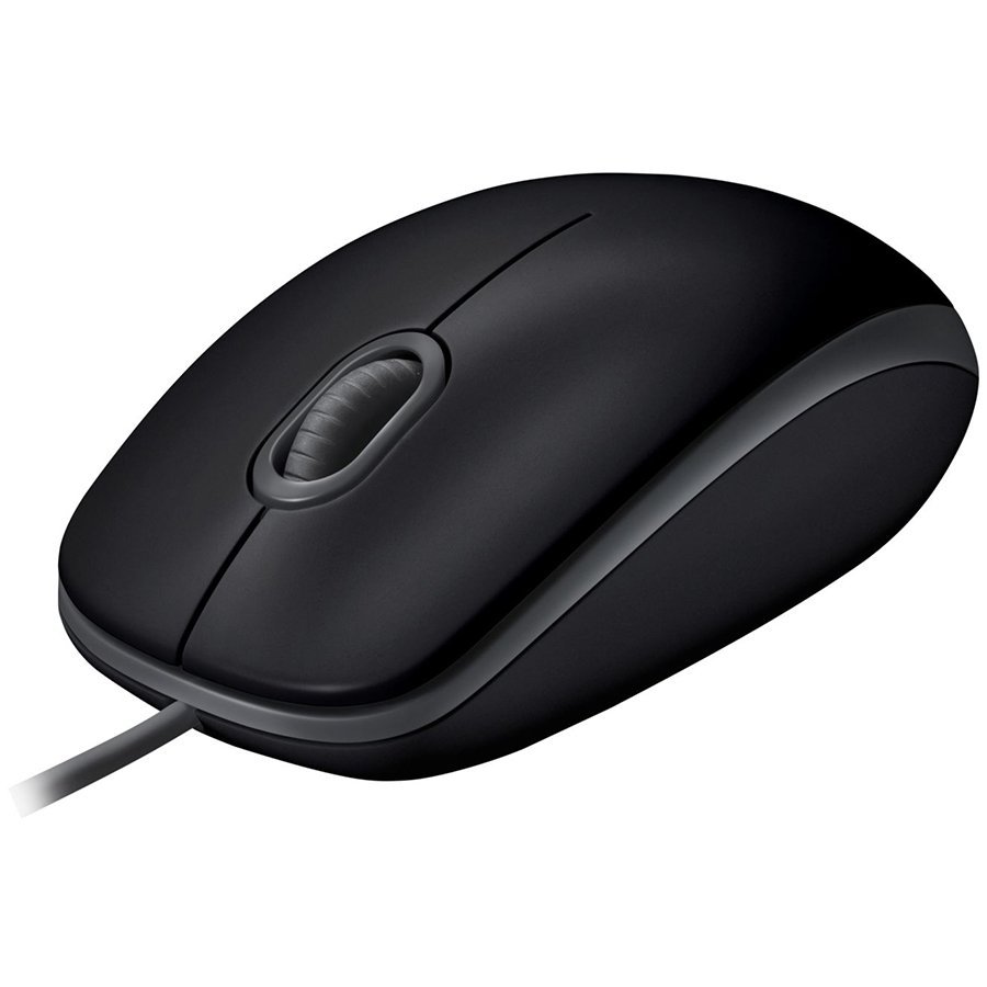 181002160010754322.jpg LOGITECH B110 Corded Mouse - SILENT - BLACK - USB - B2B - Slika 1