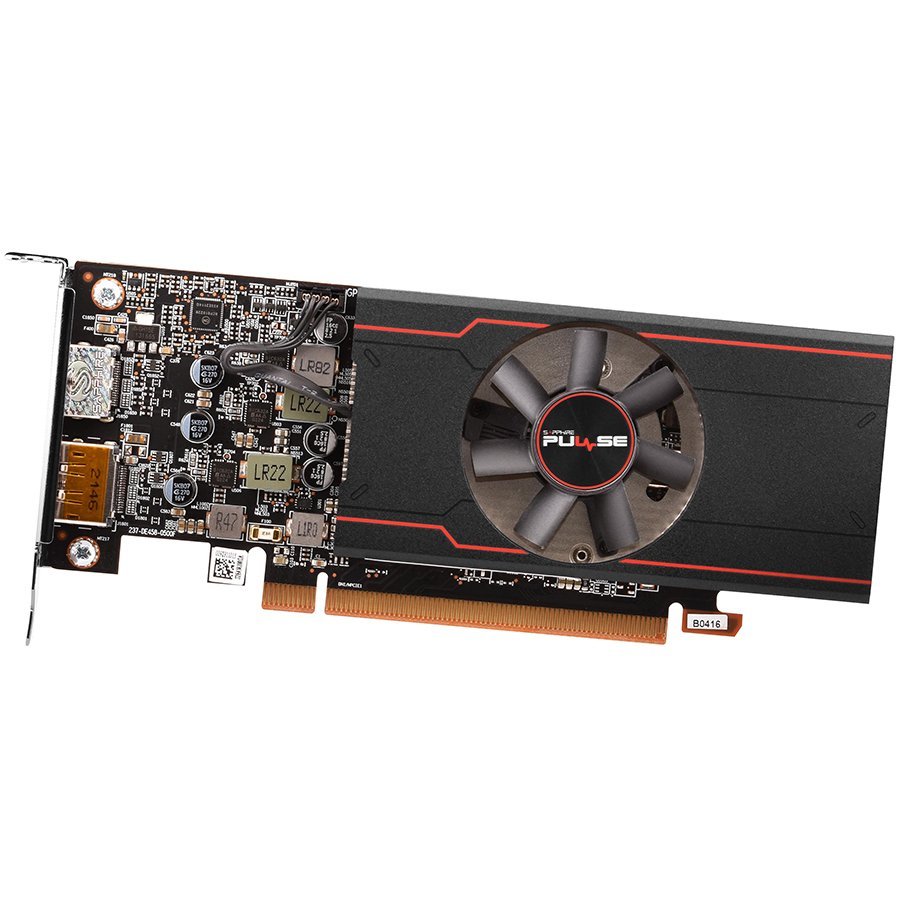 220502180024840722.jpg SAPPHIRE PULSE AMD RADEON RX 6400 GAMING 4GB GDDR6 HDMI / DP LP - Slika 1