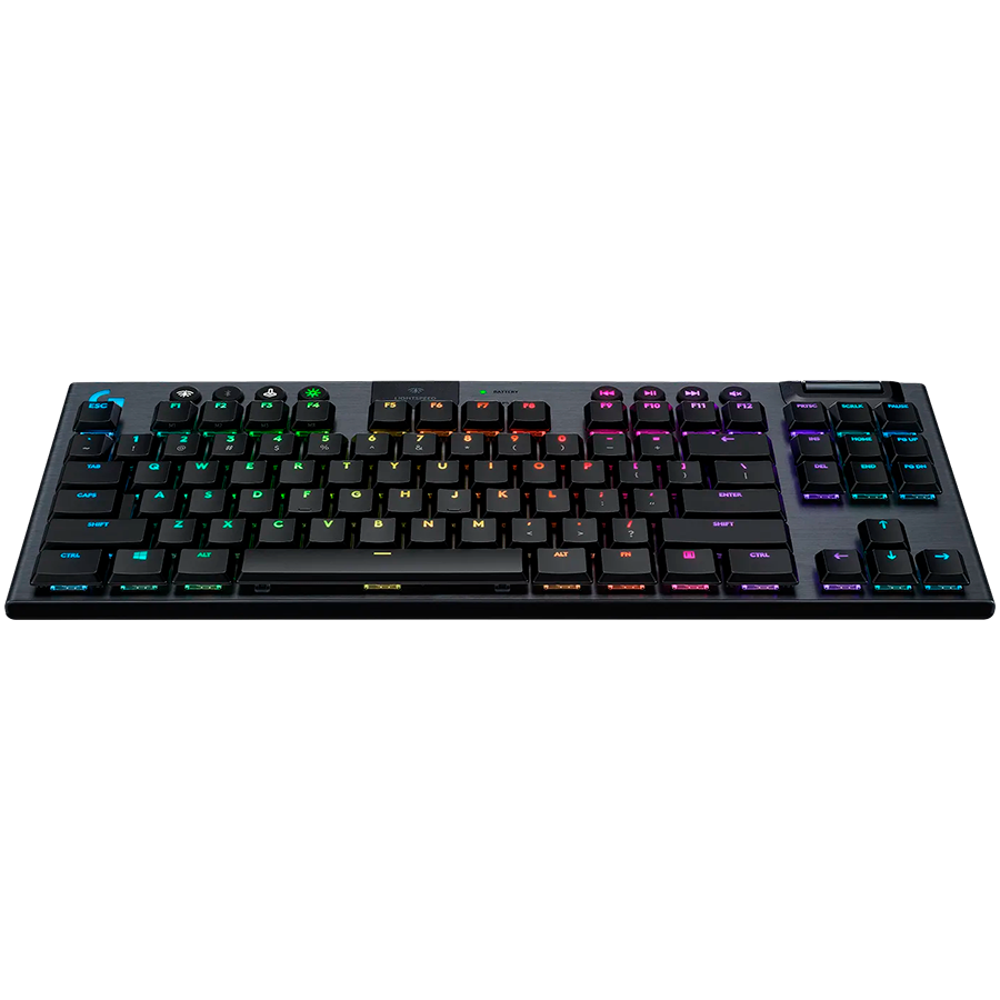 220504160013680058.jpg LOGITECH G915 TKL LIGHTSPEED Wireless Mechanical Gaming Keyboard - CARBON - US INT'L - LINEAR - Slika 4