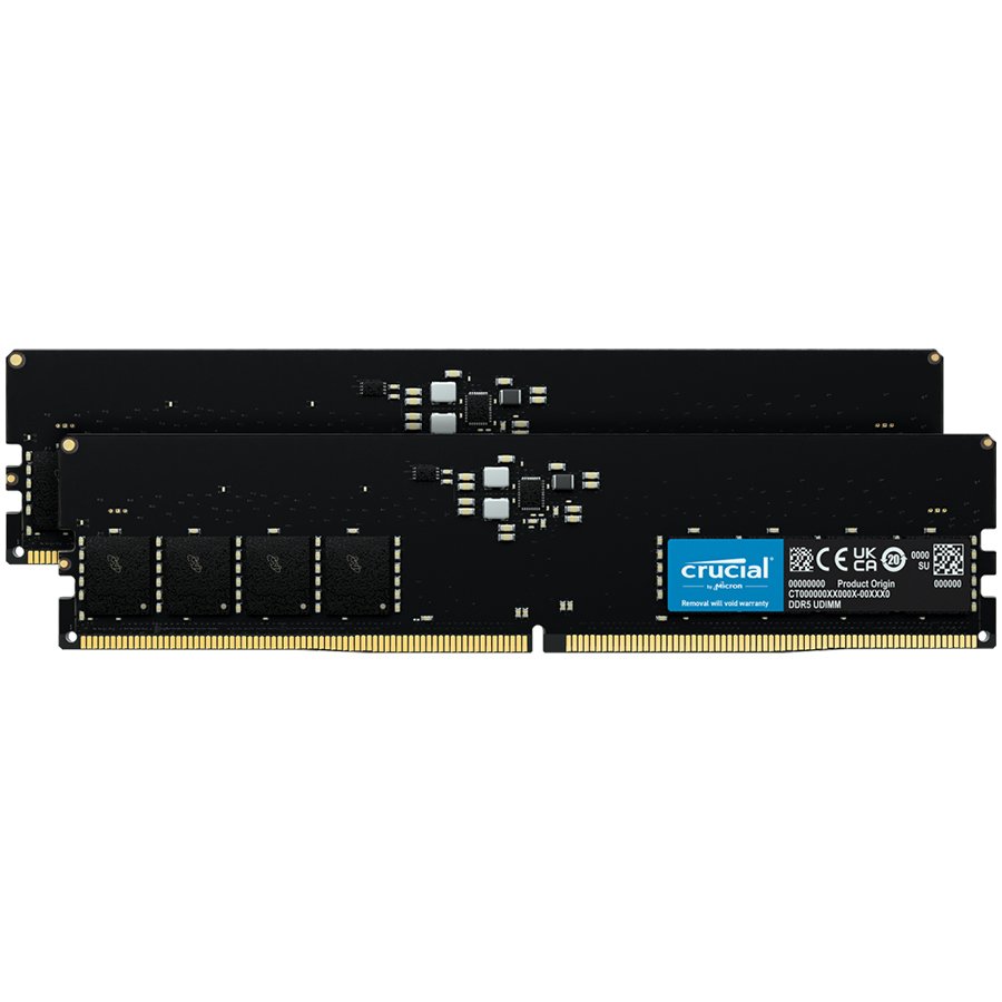 220912160014746944.jpg Crucial 64GB Kit (2x32GB) DDR5-4800 UDIMM CL40 (16Gbit) - Slika 1