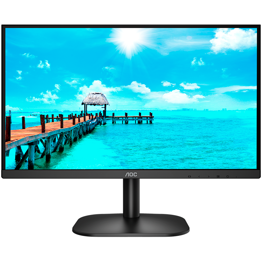 221108170020810338.jpg Monitor 21.5'' AOC 22B2DM Black VA, 1920x1080, 75Hz, 4 ms, 178°/178°, 250 cd/m, 20M:1, +DVI, +HDMI - Slika 1