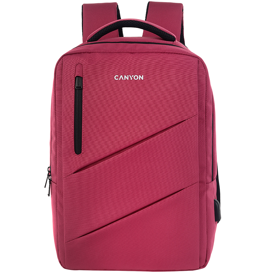 221227150010546199.jpg CANYON backpack BPE-5 Urban USB 15.6'' Red - Slika 1