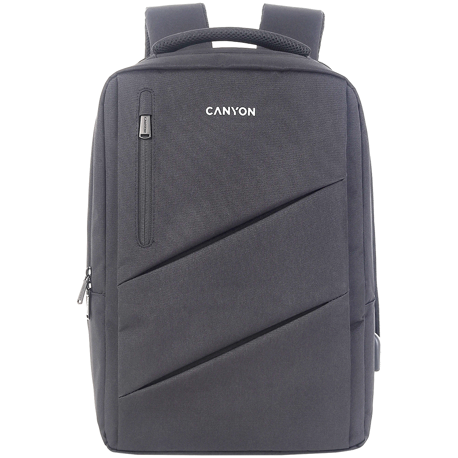 230209150032997869.jpg CANYON backpack BPE-5 Urban USB 15.6'' Grey - Slika 1