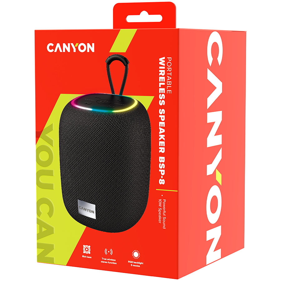 230403143201137461.jpg CANYON speaker BSP-8 10W Black - Slika 2