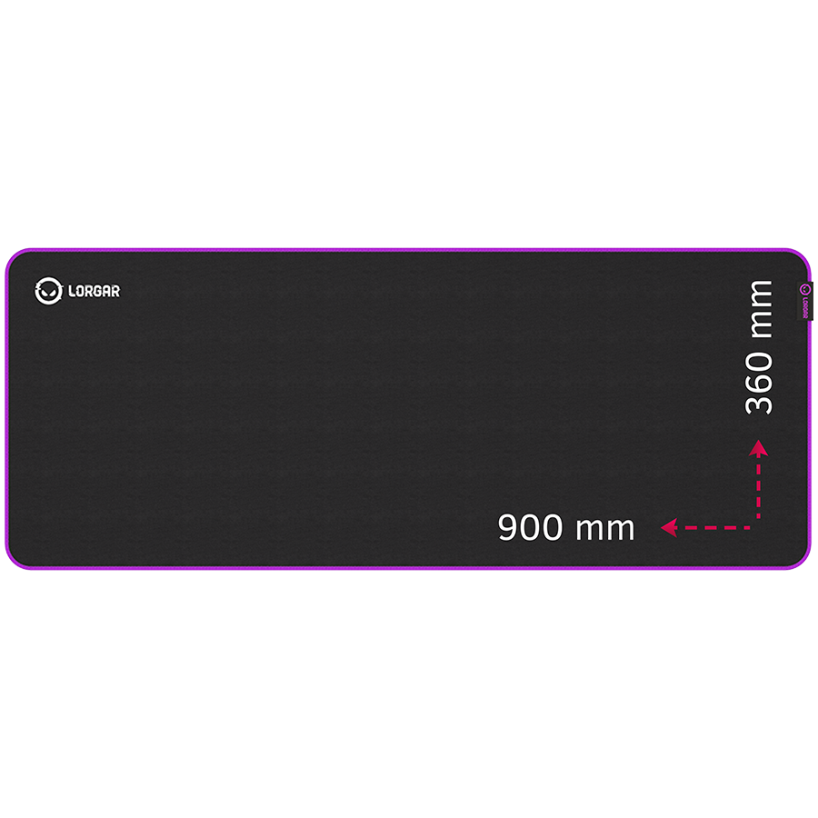 230411075920656193.jpg Lorgar Main 319, Gaming mouse pad, High-speed surface, Purple anti-slip rubber base, size: 900mm x 360mm x 3mm, weight 0.6kg - Slika 1