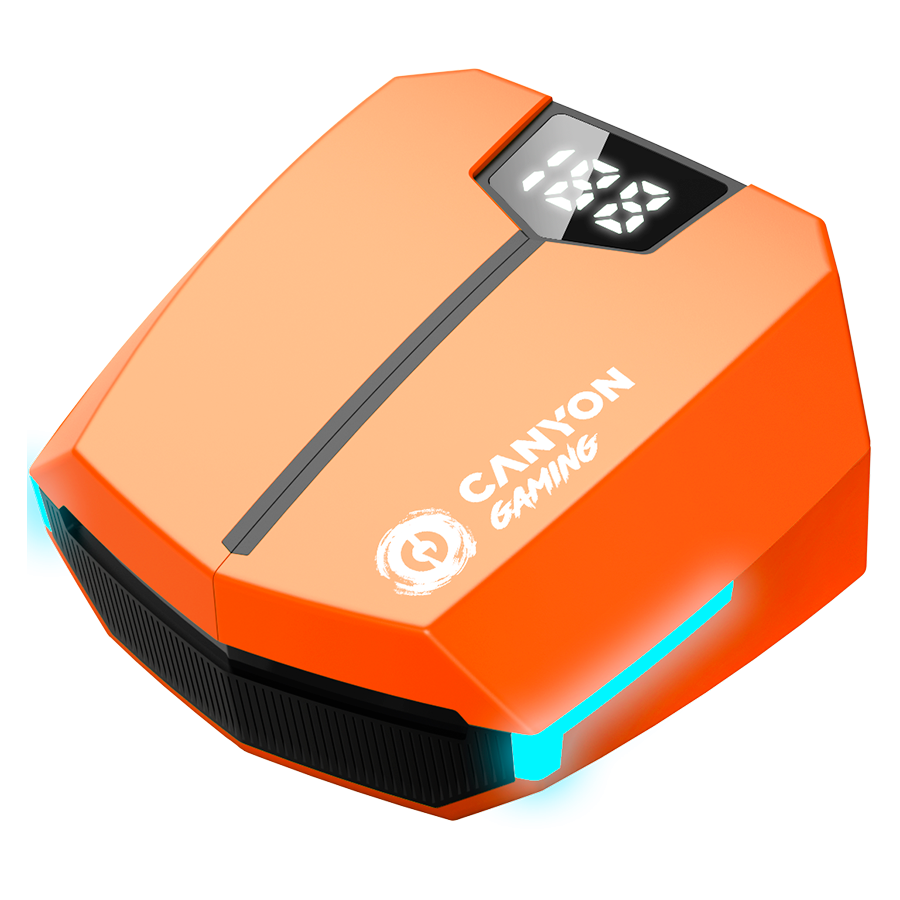 230622160018410409.jpg CANYON headset Doublebee GTWS-2 Gaming Orange - Slika 1
