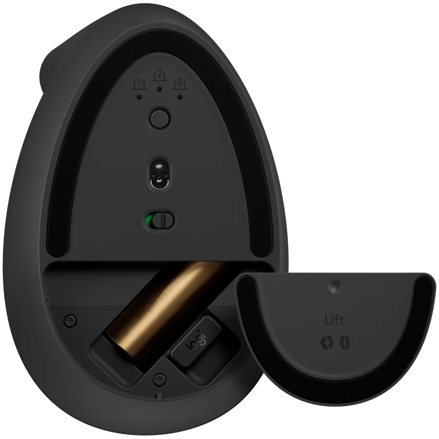 231214130011172052.jpg LOGITECH Lift Left Bluetooth Vertical Ergonomic Mouse - GRAPHITE/BLACK - Slika 5
