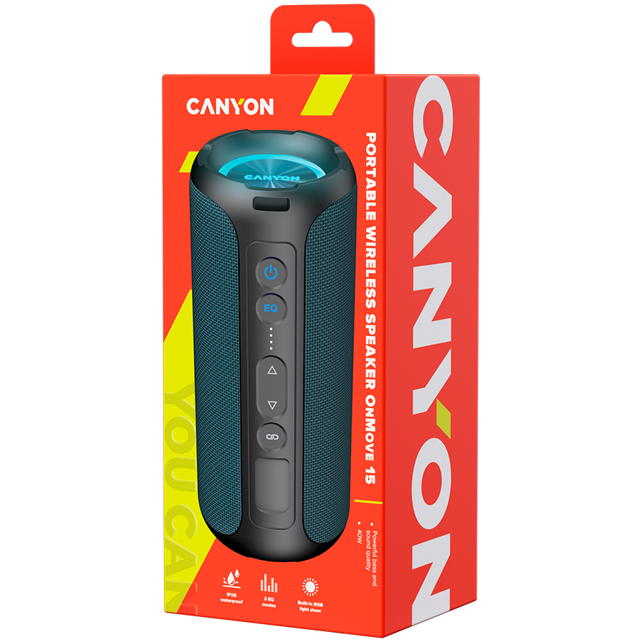 240621120011805203.jpg CANYON speaker OnMove 15 40W EQ TWS AUX Dark Blue - Slika 6