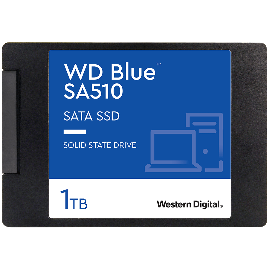 240930115705749532.jpg SSD POWERED BY SANDISK WD Blue SA510 1TB SATA, 2.5'', 7mm, Read/Write: 560/520 MBps, IOPS 90K/82K, TBW: 400 - Slika 1