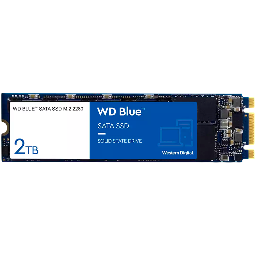 240930120146761254.jpg SSD POWERED BY SANDISK WD Blue SA510 2TB SATA, M.2 2280, Read/Write: 560/520 MBps, IOPS 87K/83K, TBW: 500 - Slika 1