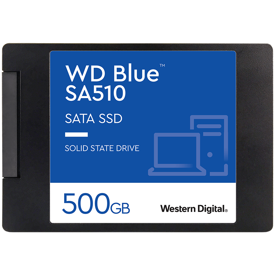 240930120559252838.jpg SSD POWERED BY SANDISK WD Blue SA510 500GB SATA, 2.5'', 7mm, Read/Write: 560/510 MBps, IOPS 90K/82K, TBW: 200 - Slika 1