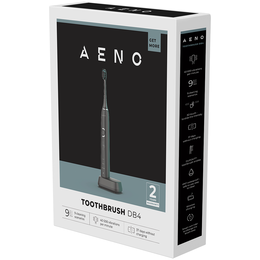 241016180025463540.jpg AENO Sonic Electric Toothbrush, DB4: Black, 9 scenarios, with 3D touch, wireless charging, 46000rpm, 40 days without charging, IPX7 - Slika 7