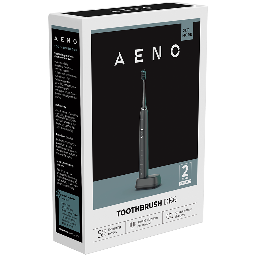 241016180028009149.jpg AENO Sonic Electric Toothbrush DB6: Black, 5 modes, wireless charging, 46000rpm, 40 days without charging, IPX7 - Slika 8