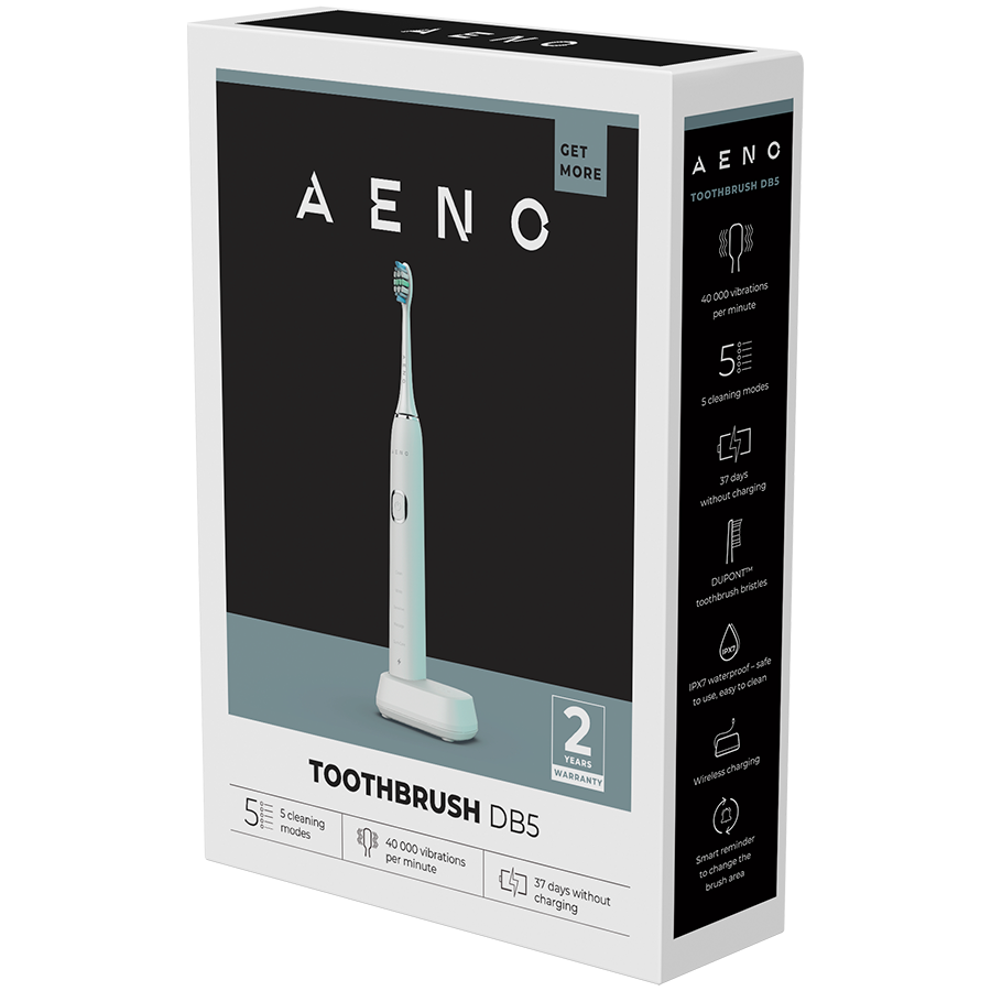 241016180029126745.jpg AENO Sonic Electric Toothbrush DB5: White, 5 modes, wireless charging, 46000rpm, 40 days without charging, IPX7 - Slika 7