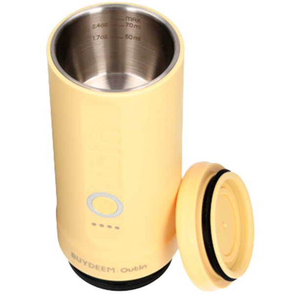 241024070032038057.jpg BUYDEEM Nano Espresso Machine, model OTEM-01, color Mellow Yellow - Slika 4