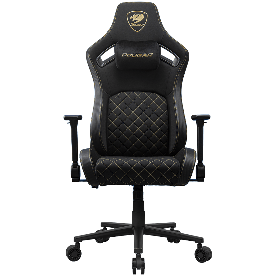 250115170018374987.jpg COUGAR DEFENSOR Gold F Gaming chair, Black Gold - Slika 1
