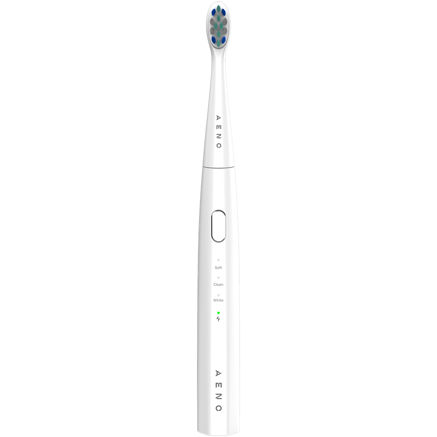250207150009357612.jpg AENO Sonic Electric toothbrush, DB7: White, 3modes, 1 brush head + 2 stickers,  30000rpm, 100 days without charging, IPX7 - Slika 4