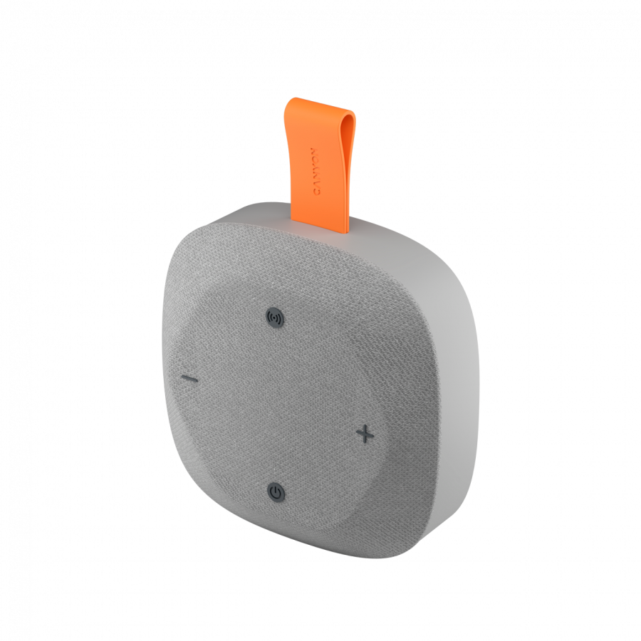 250314094517929777.jpg CANYON speaker HEXAGON 10 TWS 8W IPX5 Grey Orange - Slika 7