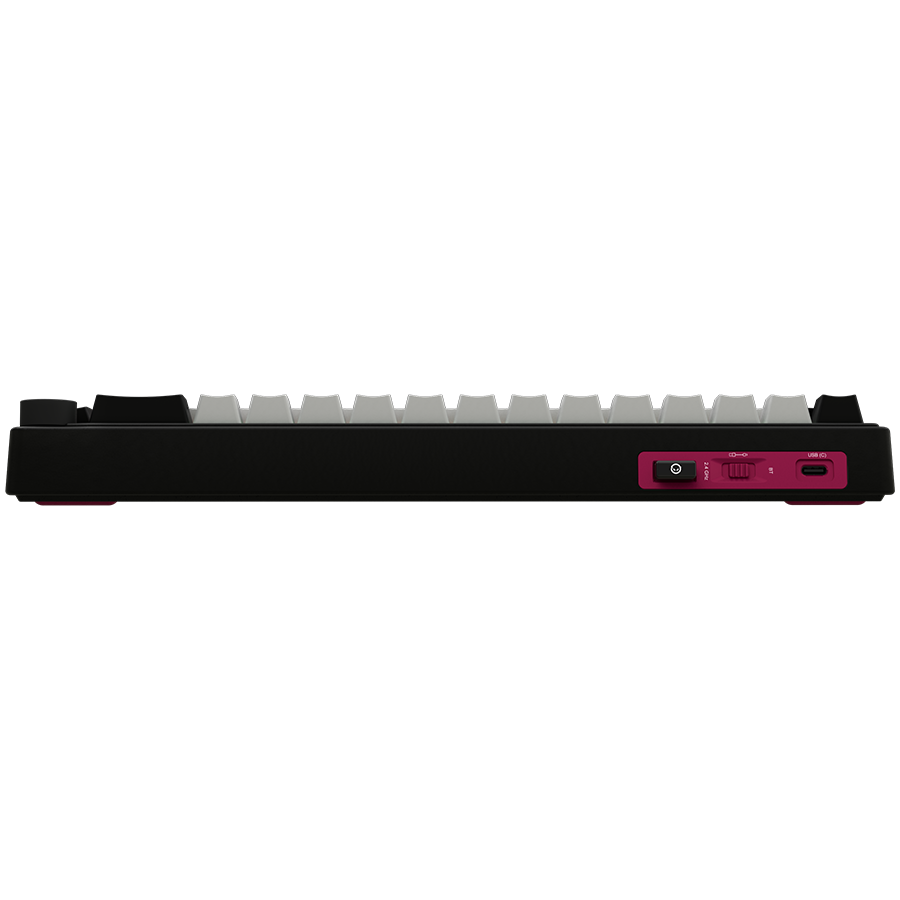 250318150009613759.jpg LORGAR KBP70MW, Wireless 65% Mechanical Gaming Keyboard Pro, Black/red, EN layout - Slika 5