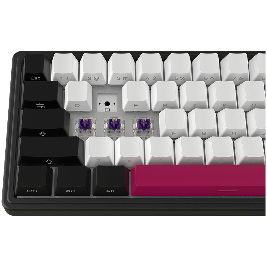 250318150009681541.jpg LORGAR KBP70MW, Wireless 65% Mechanical Gaming Keyboard Pro, Black/red, EN layout - Slika 8