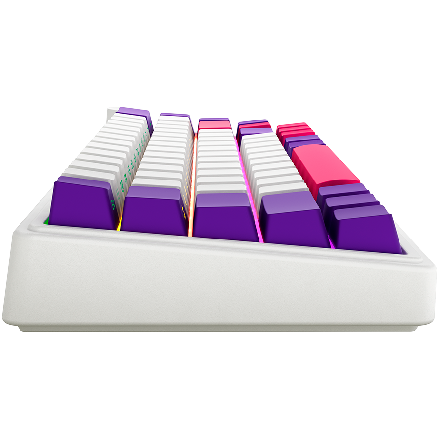 250319110009502191.jpg LORGAR KBP70MW, Wireless 65% Mechanical Gaming Keyboard Pro, White, EN layout - Slika 4