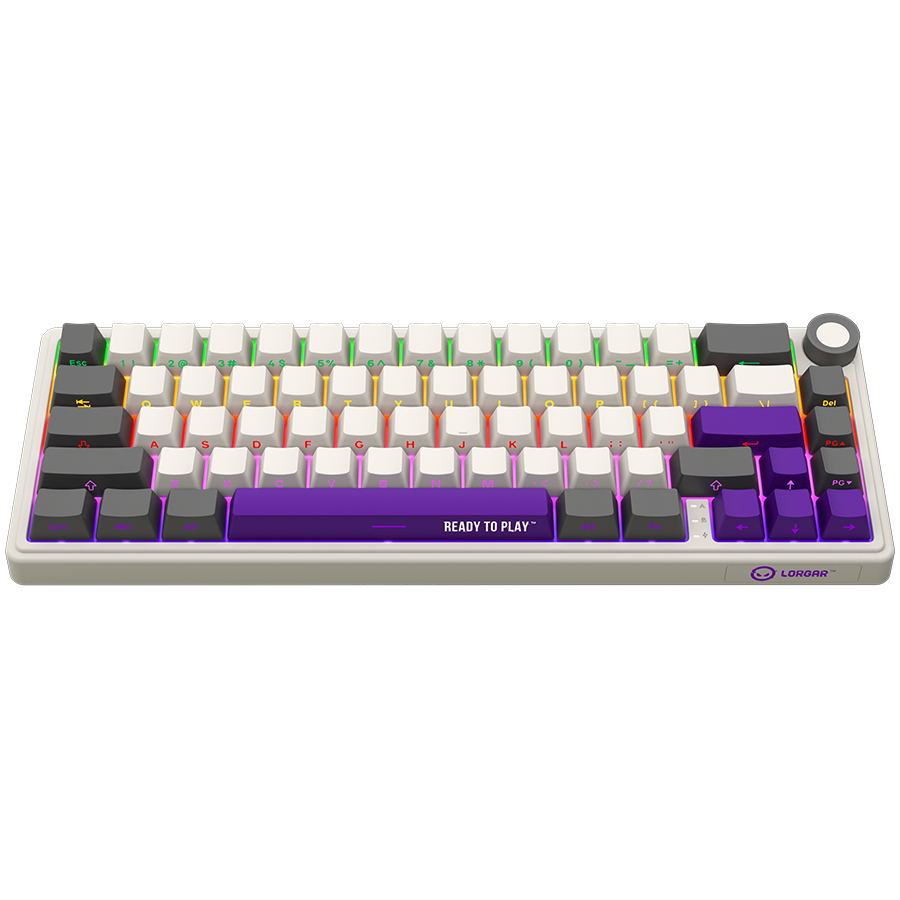 250321082315946796.jpg LORGAR KBP70MW, Wireless 65% Mechanical Gaming Keyboard Pro, Beige, EN layout - Slika 3