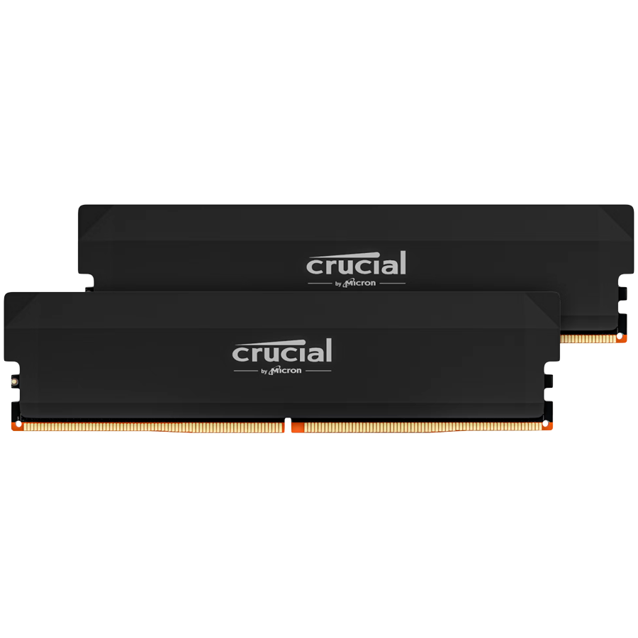 250515141655447685.jpg Crucial Pro OC 64GB Kit (2x32GB) DDR5-6000 UDIMM CL40 Black - Slika 1