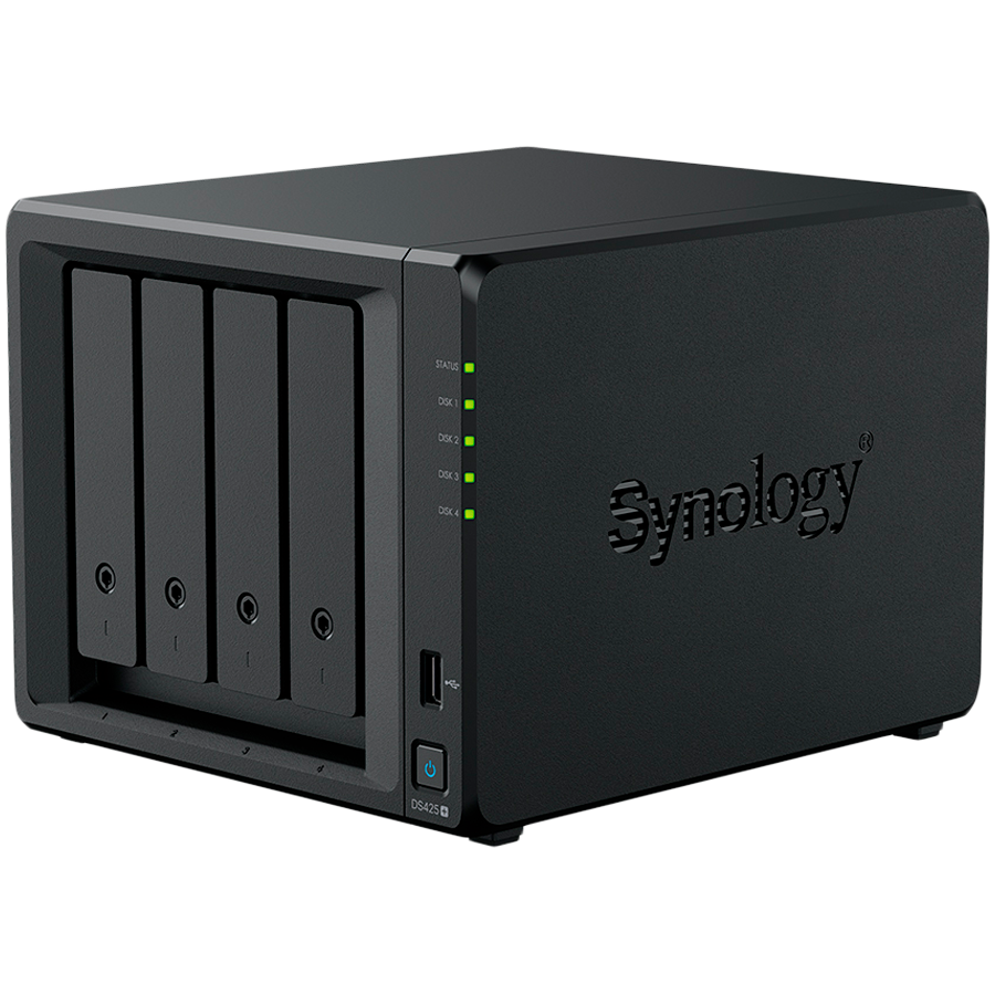 250723140011963276.jpg Synology DiskStation DS425+ Tower, 4-Bays 3.5'' SATA HDD/SSD, 2 x M.2 2280 NVMe SSD slot, CPU Intel Celeron J4125  4-core 2.0 GHz, 2 GB DDR4 non-ECC SODIMM, 1x RJ-45 2.5 GbE LAN, 1x RJ-45 1GbE LAN Port; 2x USB 3.2;  2.18 kg; 3yr warranty - Slika 2