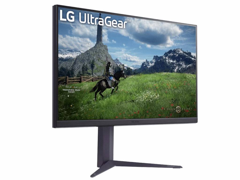 Monitor LG 32GS85Q-B 31.5"/IPS/2560x1440/180Hz/1ms GtG/HDMIx2,DP,USB/Gsync,freesync/pivot,visina