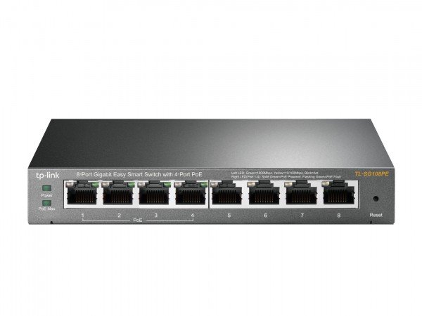 12891.jpg Switch TP Link TL-SG108PE 8-port 10/100/1000/4PoE/Metal - Slika 2
