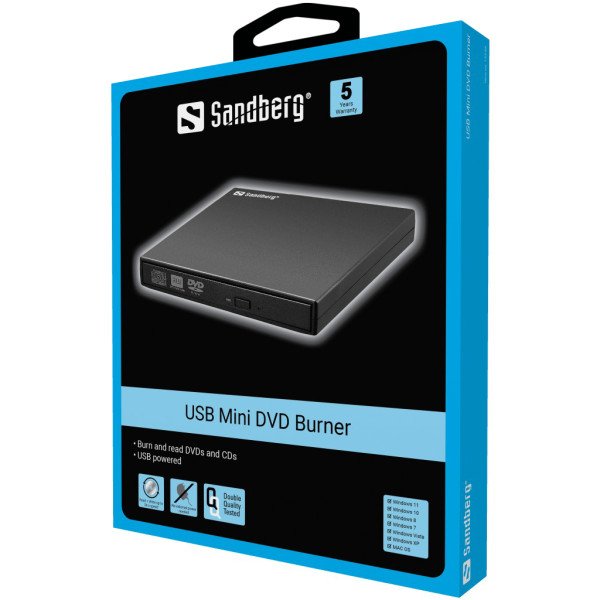 17879.jpg USB DVD-RW SATA Sandberg mini 133-66 - Slika 2