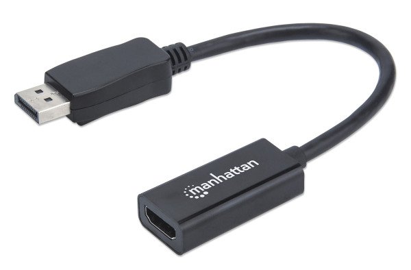 31417.jpg Adapter Manhattan 151634 DisplayPort/M - HDMI/F 1080p Crni - Slika 1