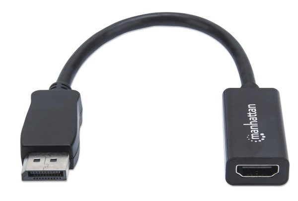 31418.jpg Adapter Manhattan 151634 DisplayPort/M - HDMI/F 1080p Crni - Slika 3