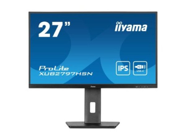 34081.jpg Monitor 27" Iiyama XUB2797HSN-B1 IPS 1920x1080/100Hz/1ms/HDMI/DP/USB/RJ45 - Slika 1