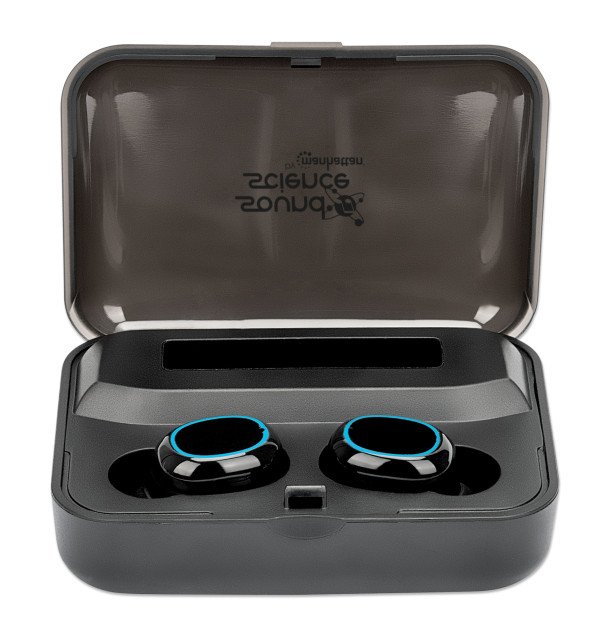 34457.jpg Slušalice TWS Manhattan 180382 Bluetooth 5.0 crne - Slika 2