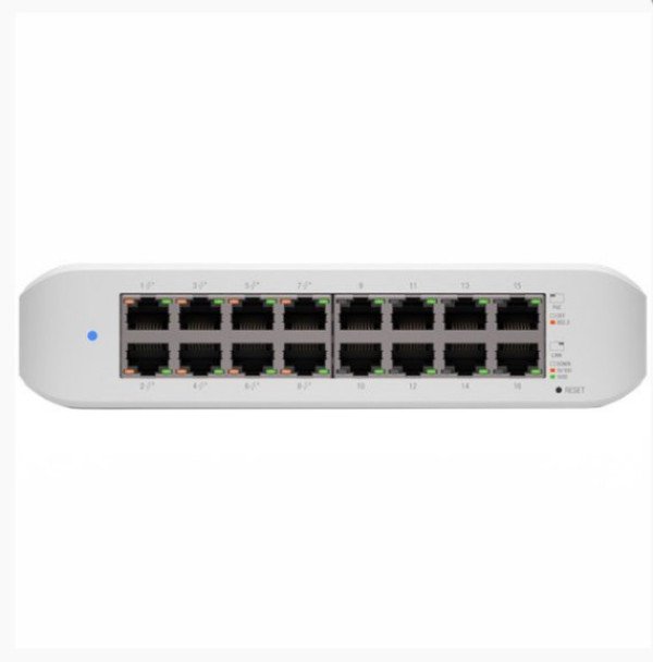 36981.jpeg LAN Switch Ubiquiti USW-LITE-16-POE-EU 16x1G PoE/45W - Slika 2