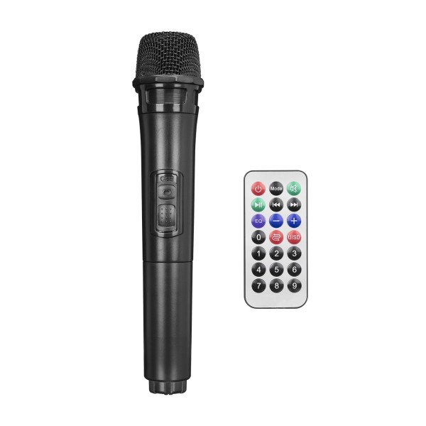 39431.jpg Zvucnik Mikado MD-125KP 40W USB, Bluetooth, micro SD crni - Slika 2
