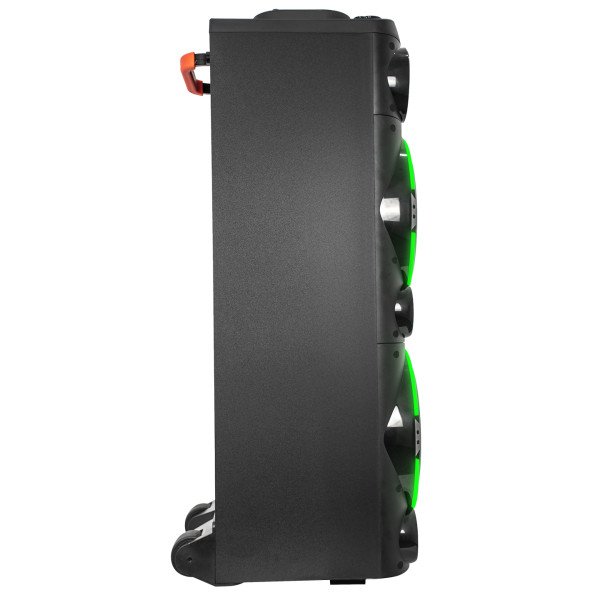 39455.jpg Zvucnik Mikado MD-104KP 200W, 12V 14000mAh USB, Bluetooth, micro SD crni - Slika 4