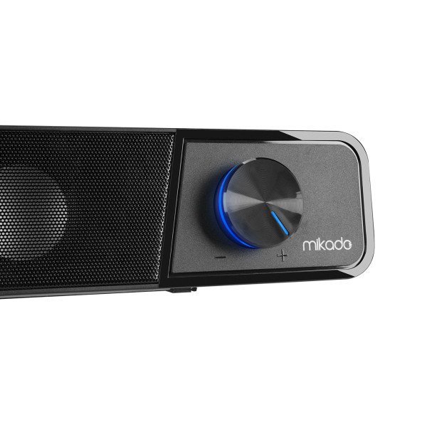 39513.jpg Zvucnik Mikado MD-69S 3Wx2 Soundbar, crni - Slika 2