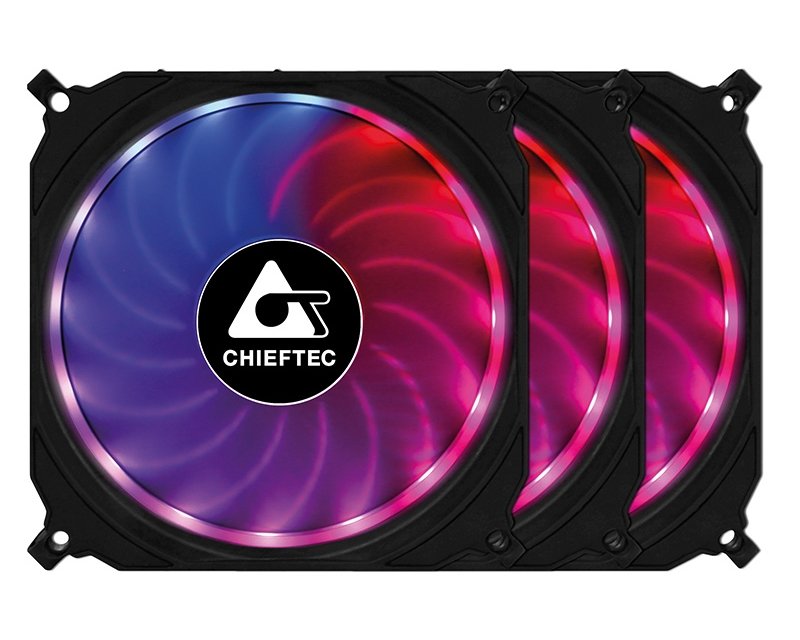 CAS01724_v.jpg Set Ventilatora Tornado RGB CF-3012-RGB 120 x 120 x 25mm (3 komada) - Slika 2