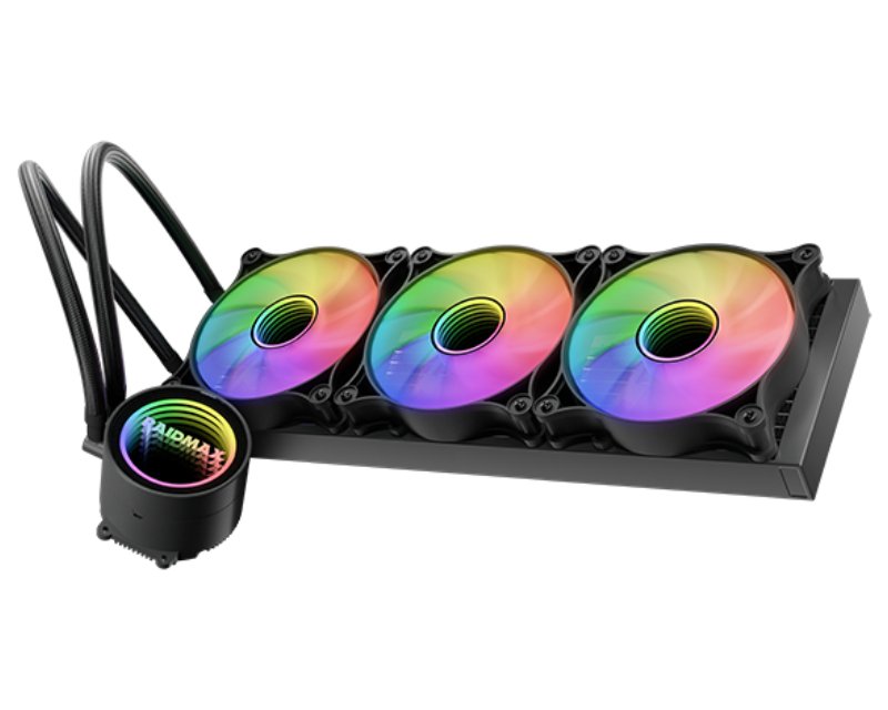 CPU01635_4.jpg INFINITAS LS360BK ARGB Vodeno hlađenje crno - Slika 1