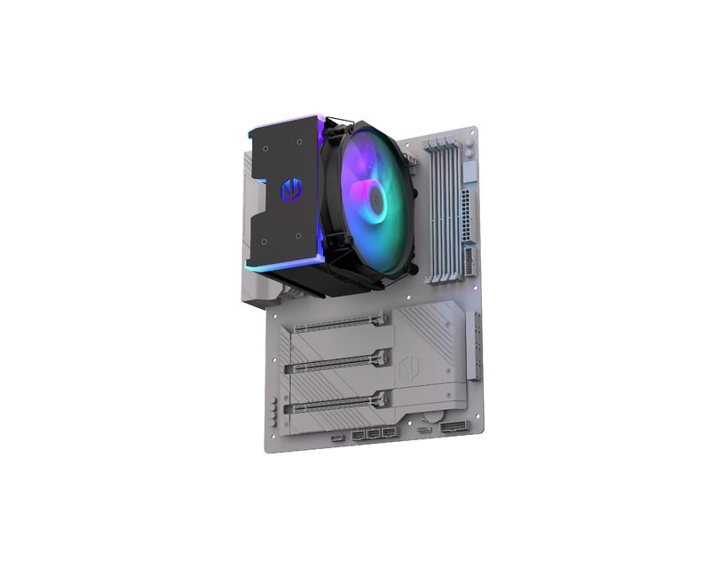 CPU01664_8.jpg Fortis 5 Black ARGB crni procesorski hladnjak (EY3A014) - Slika 5