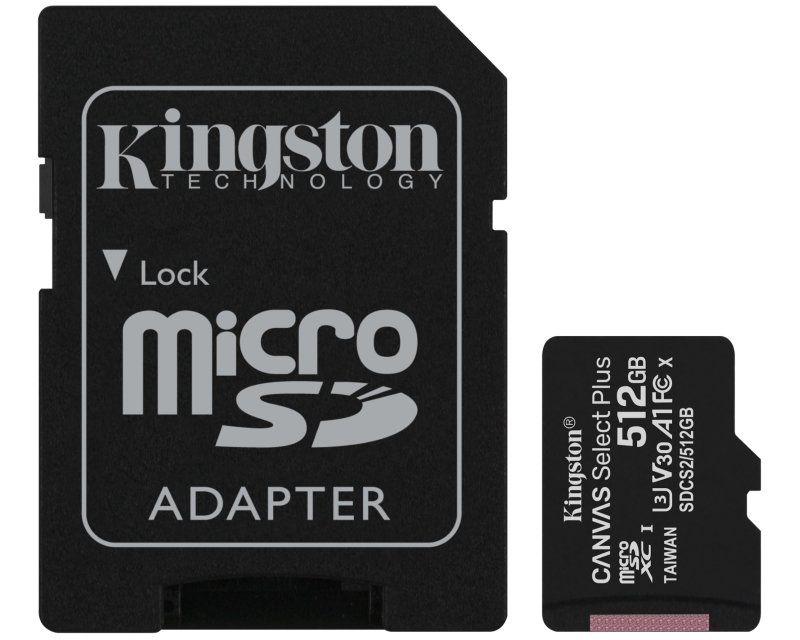 KAR00542_v.jpg Memorijska kartica A1 MicroSDXC 512GB 100R class 10 SDCS2/512GB + adapter - Slika 1
