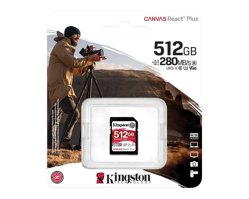 KAR00669_2.jpg Memorijska kartica SDR2V6/512GB 512GB SDXC UHS-II 280R/150W U3 V60 - Slika 1