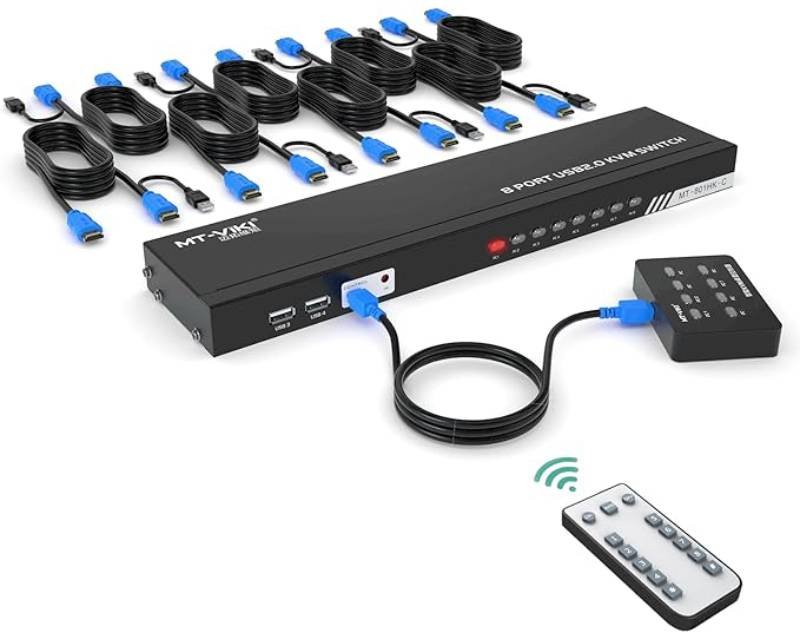 HDMI KVM Switch 8-port
